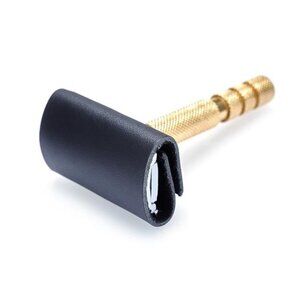 Safety Razor Head Protecting Leather Cover, Genuine Cowhide Leather Double Edge